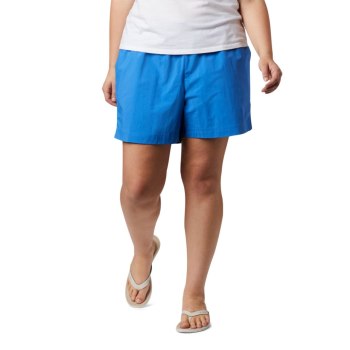 Columbia PFG Backcast Water Plus Size, Pantalones Cortos Azules Para Mujer | 537194-UAT